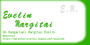 evelin margitai business card